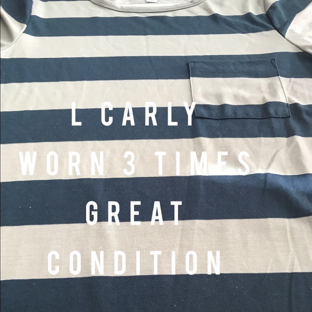 LuLaRoe striped Carly Large